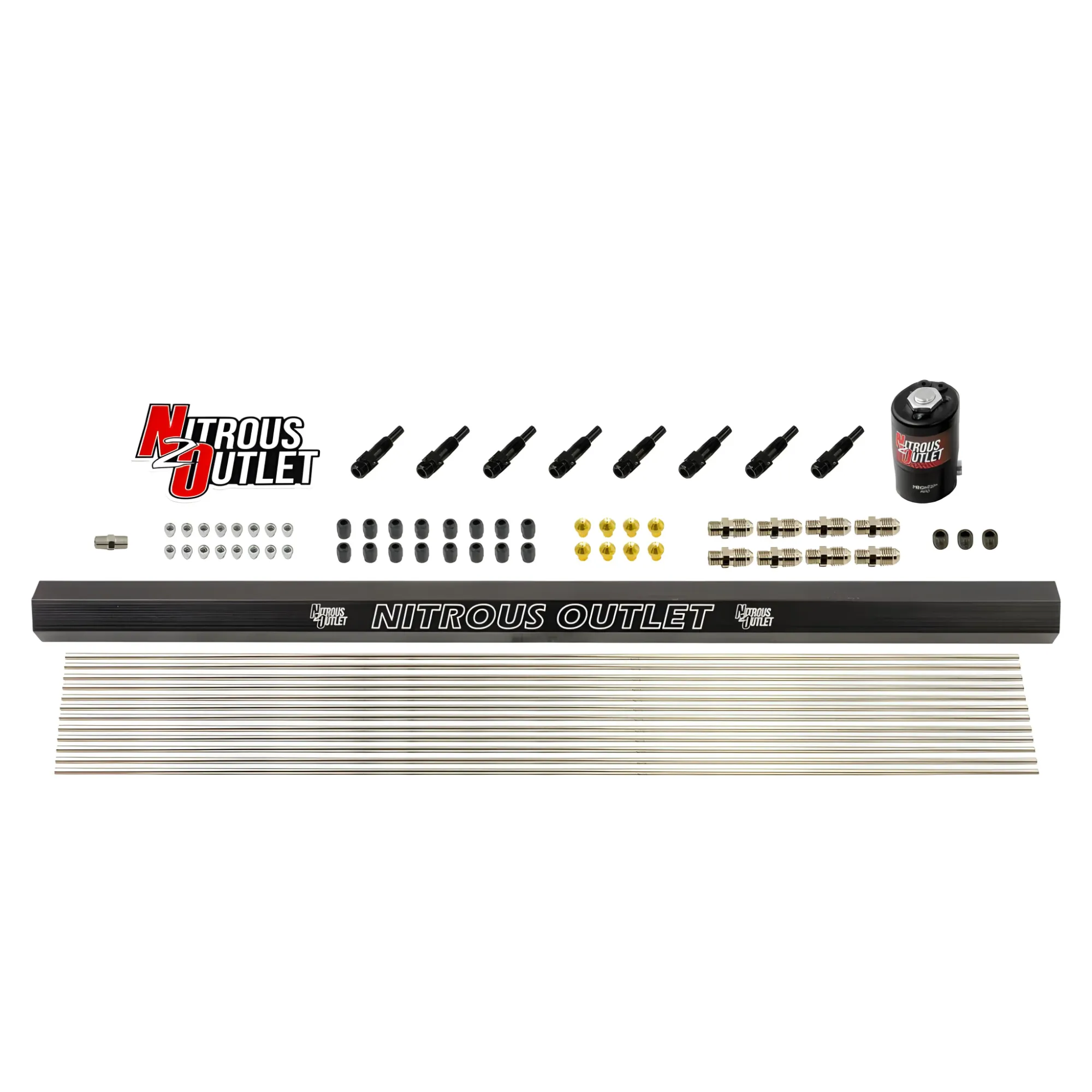 Dry 8 Cylinder Solenoid Forward Direct Port Conversion Kit- .122 Nitrous Solenoi