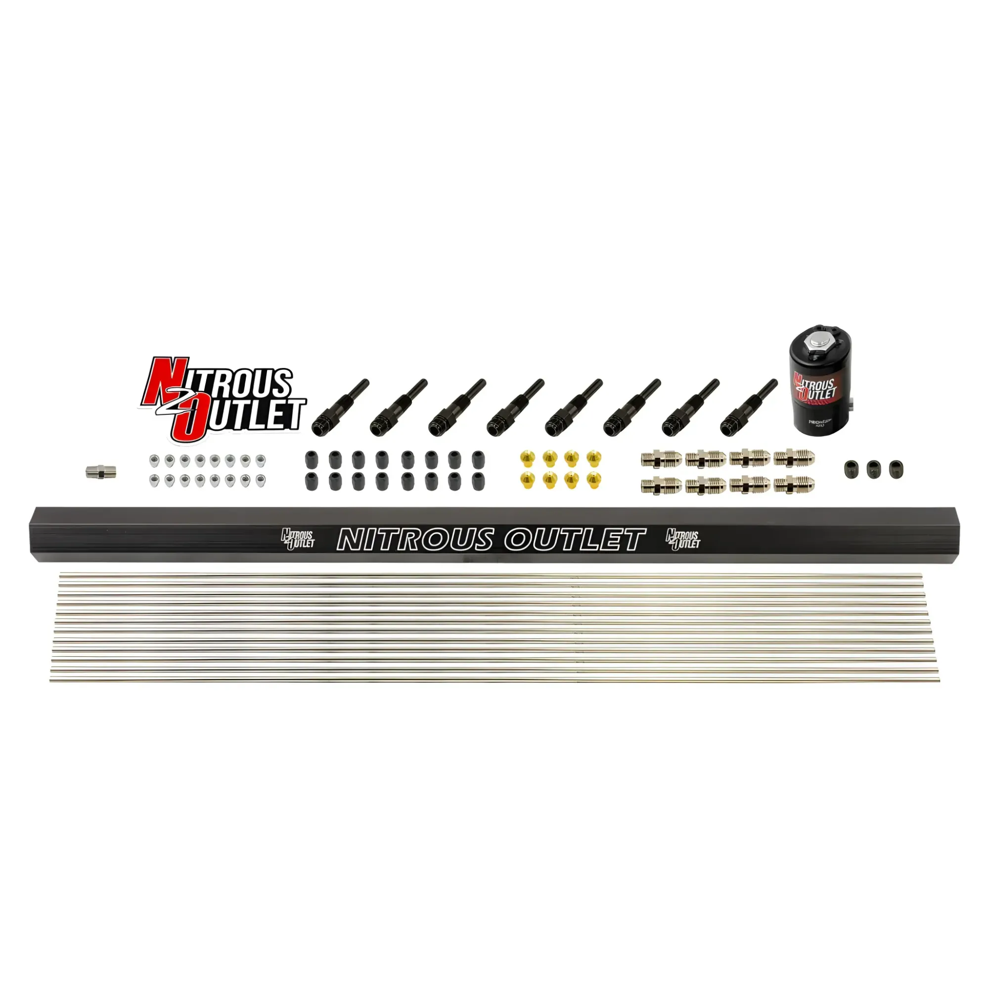 Dry 8 Cylinder Solenoid Forward Direct Port Conversion Kit .122 Nitrous Solenoid