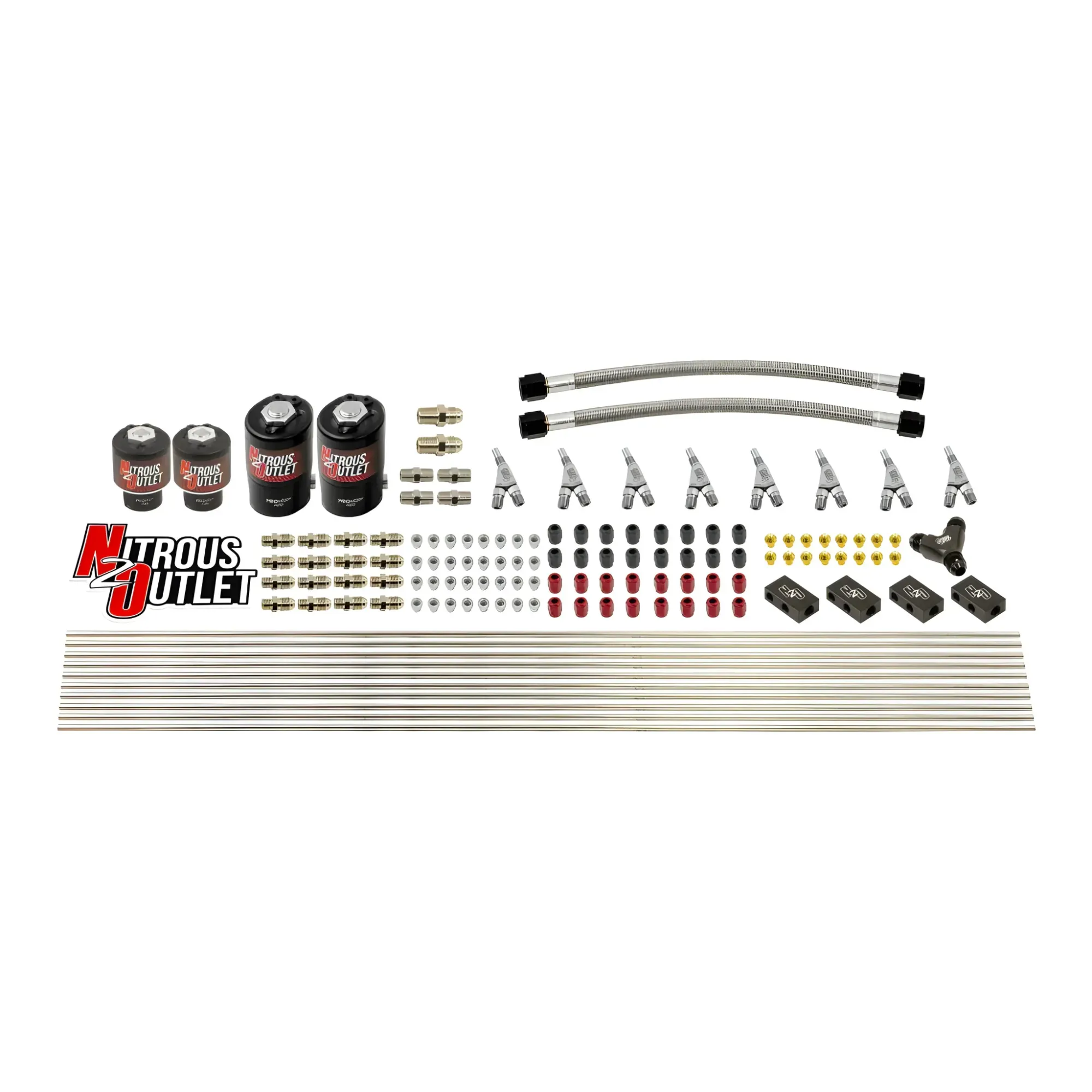 8 Cylinder Solenoids Forward Direct Port Conversion Kit Two .112 Nitrous Solenoi