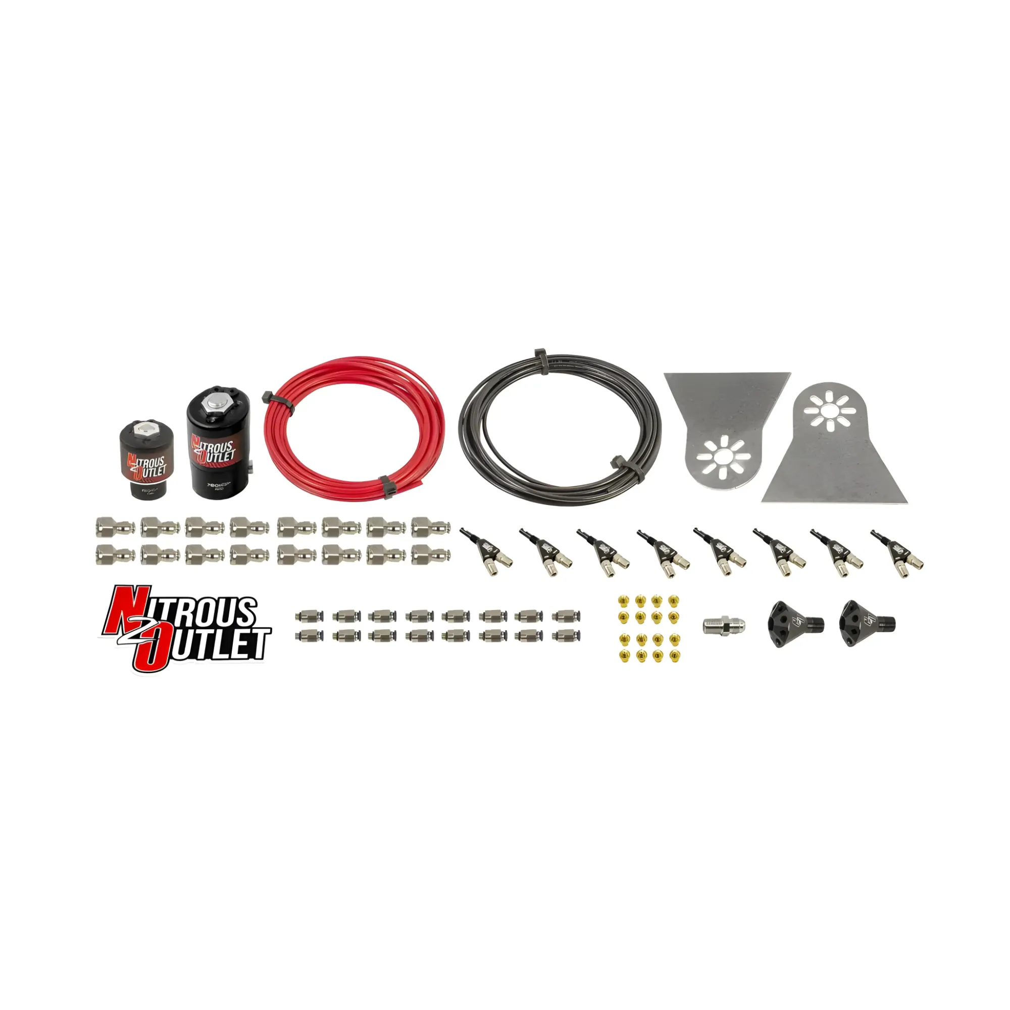 8 Cylinder Solenoids forward Direct Port Conversion Kit .112 Nitrous Solenoid .1