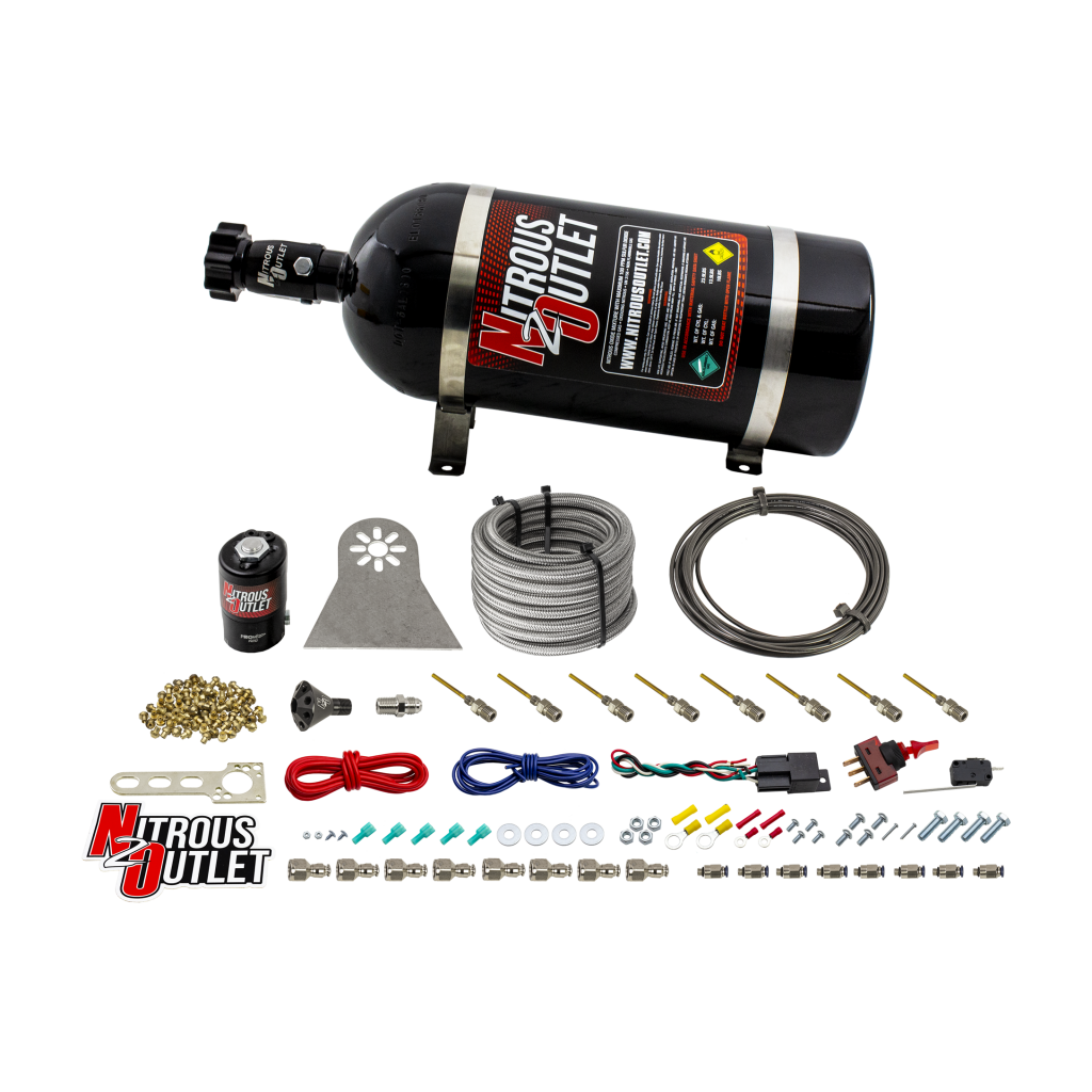 8 Cylinder Direct Port System .122 Nitrous Solenoids .177 Fuel Solenoids Nylon H