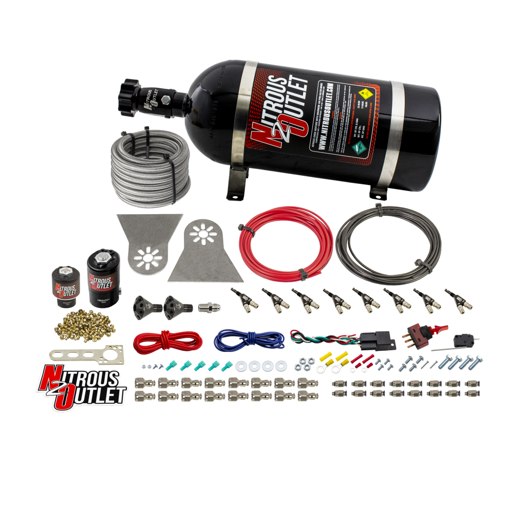 8 Cylinder Direct Port System .122 Nitrous Solenoids .177 Fuel Solenoids Nylon H