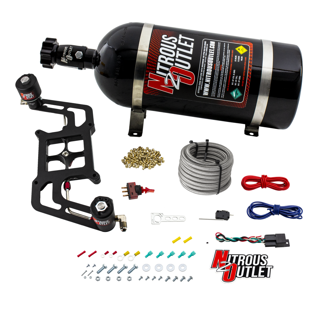 4150 Stinger 3 Race System Hard-line .178 Trashcan Nitrous Solenoid .310 Fuel So