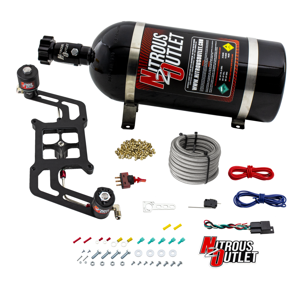 4150 Stinger 3 Race System Hard-line .178 Trashcan Nitrous Solenoid .310 Fuel So