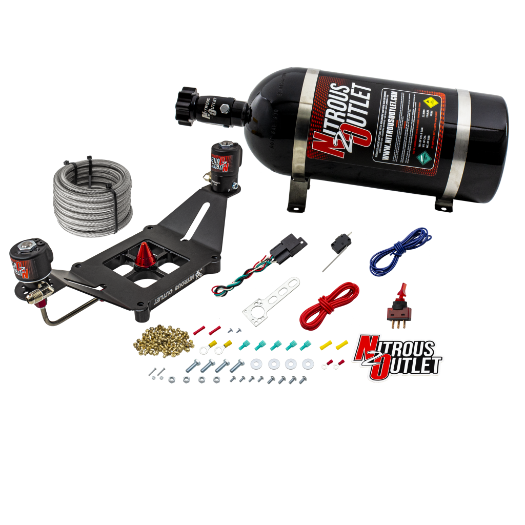4150 Stinger 2 System Hard-line .122 Nitrous Solenoid .177 Fuel Solenoid Deep Br