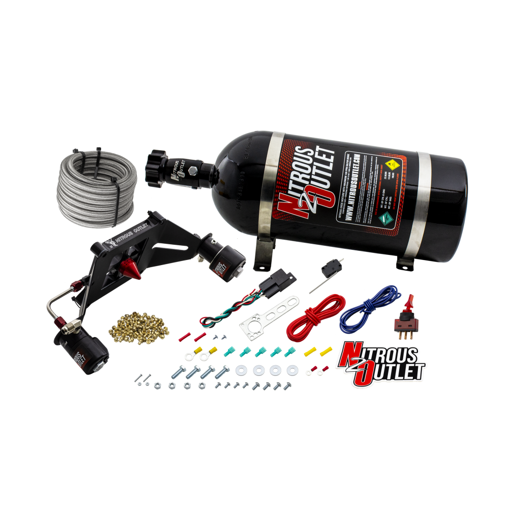 4150 Stinger 4 Race System Hard-line .178 Trashcan Nitrous Solenoid .310 Fuel So