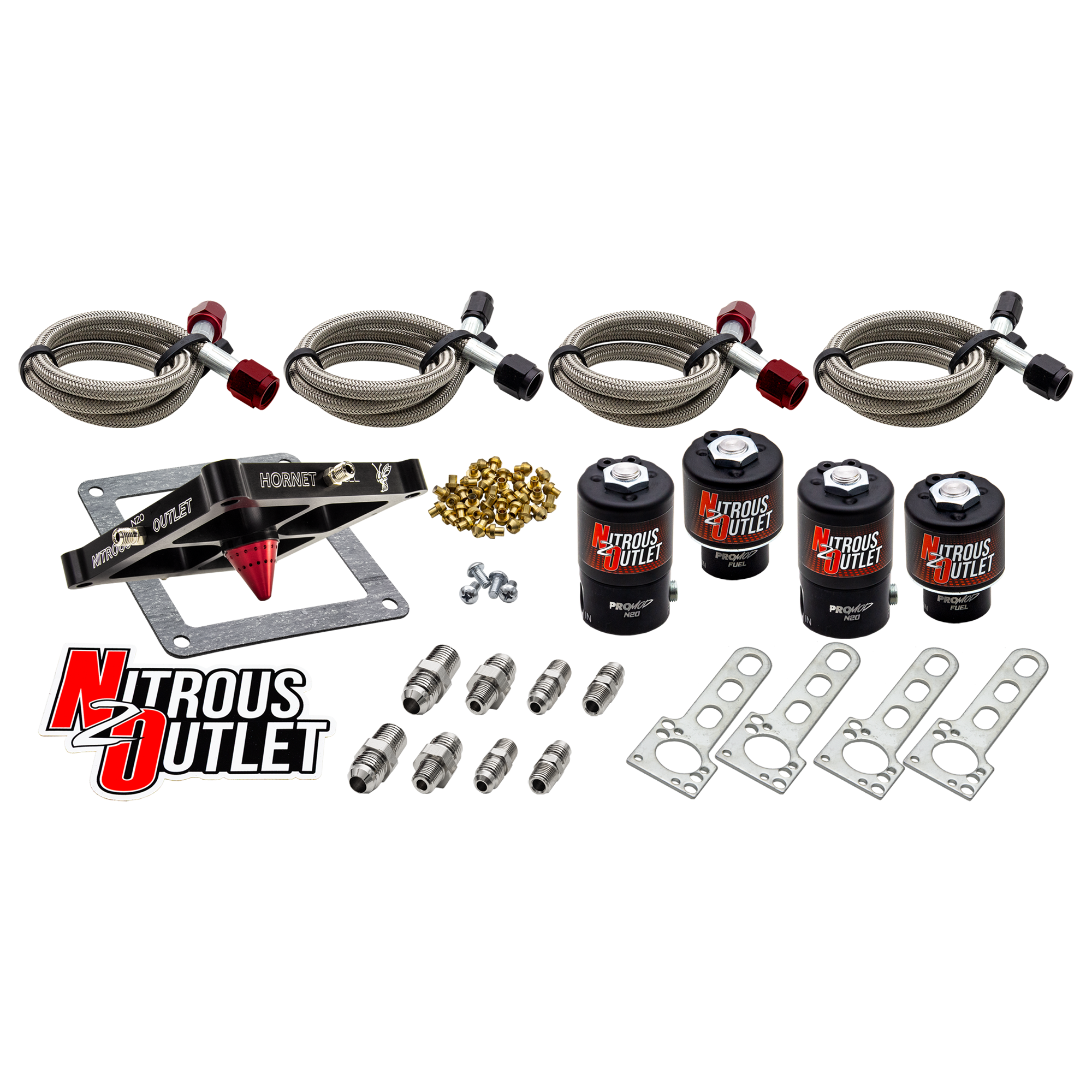 Hornet 2 4500 Dual Stage Solenoid Forward Conversion Kit Two .122 Nitrous Soleno