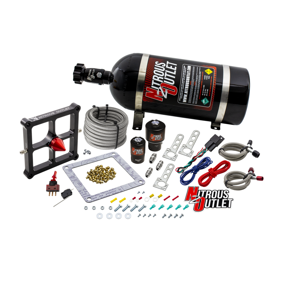 4500 Stinger 4 Race Solenoid Forward Conversion Kit Braided Hoses .178 Trashcan