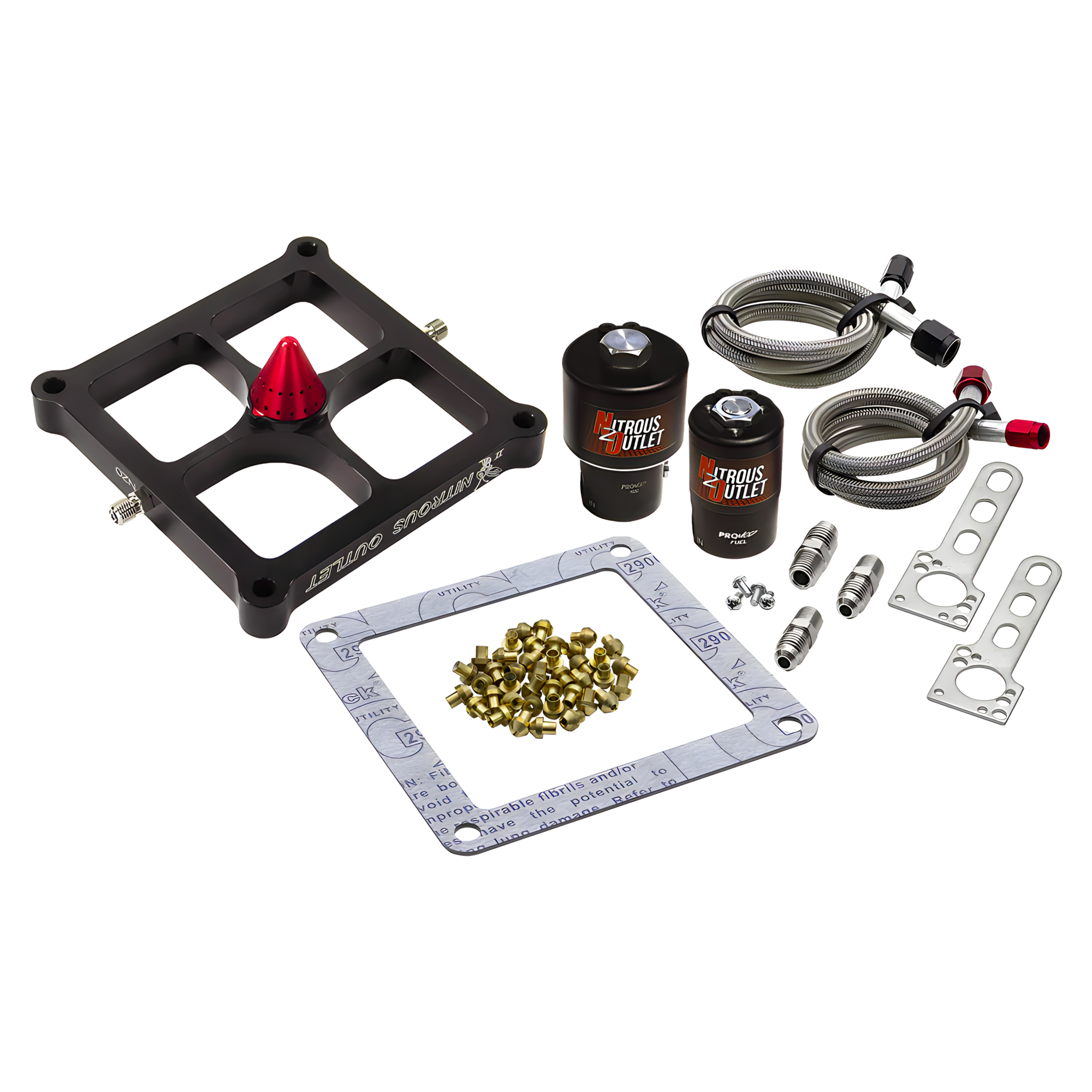 4500 Stinger 2 Race Solenoid Forward Conversion Kit Braided Hoses .178 Trashcan