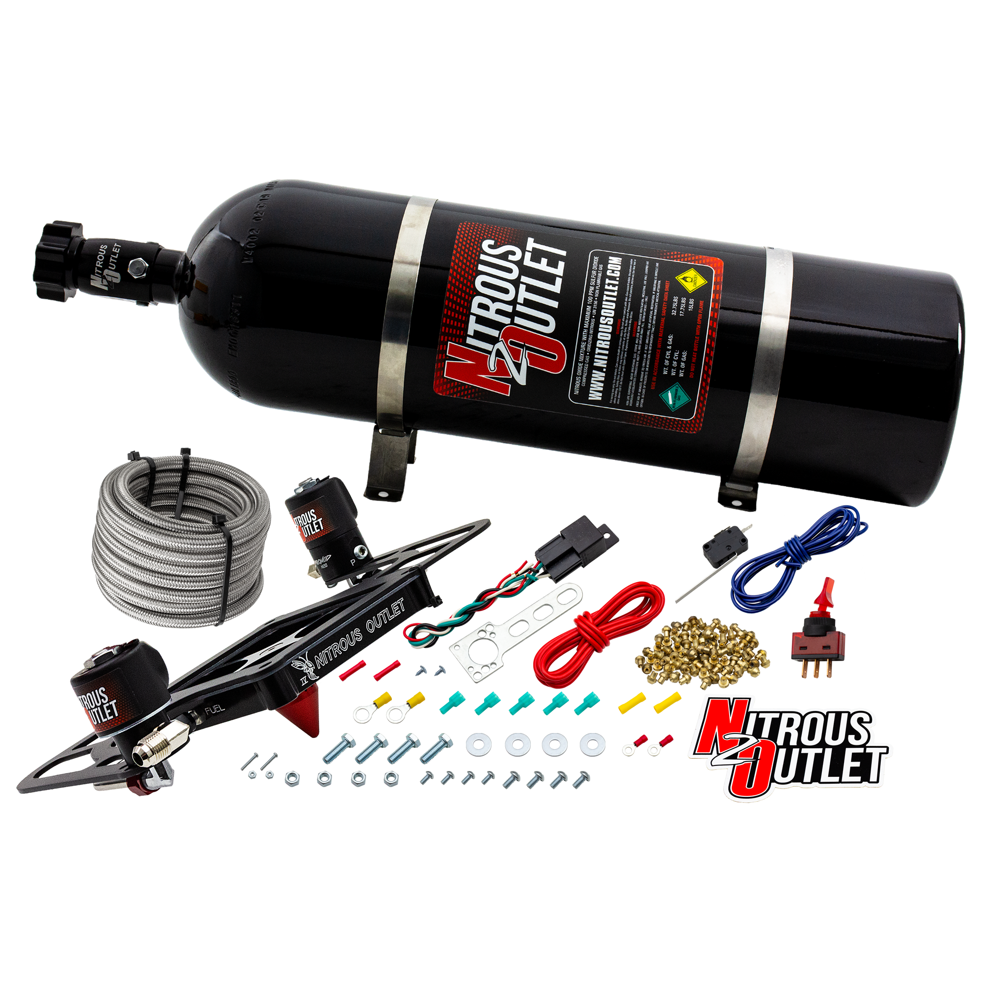 4500 Stinger 4 System Hard-line .122 Nitrous Solenoid .177 Fuel Solenoid Boomera