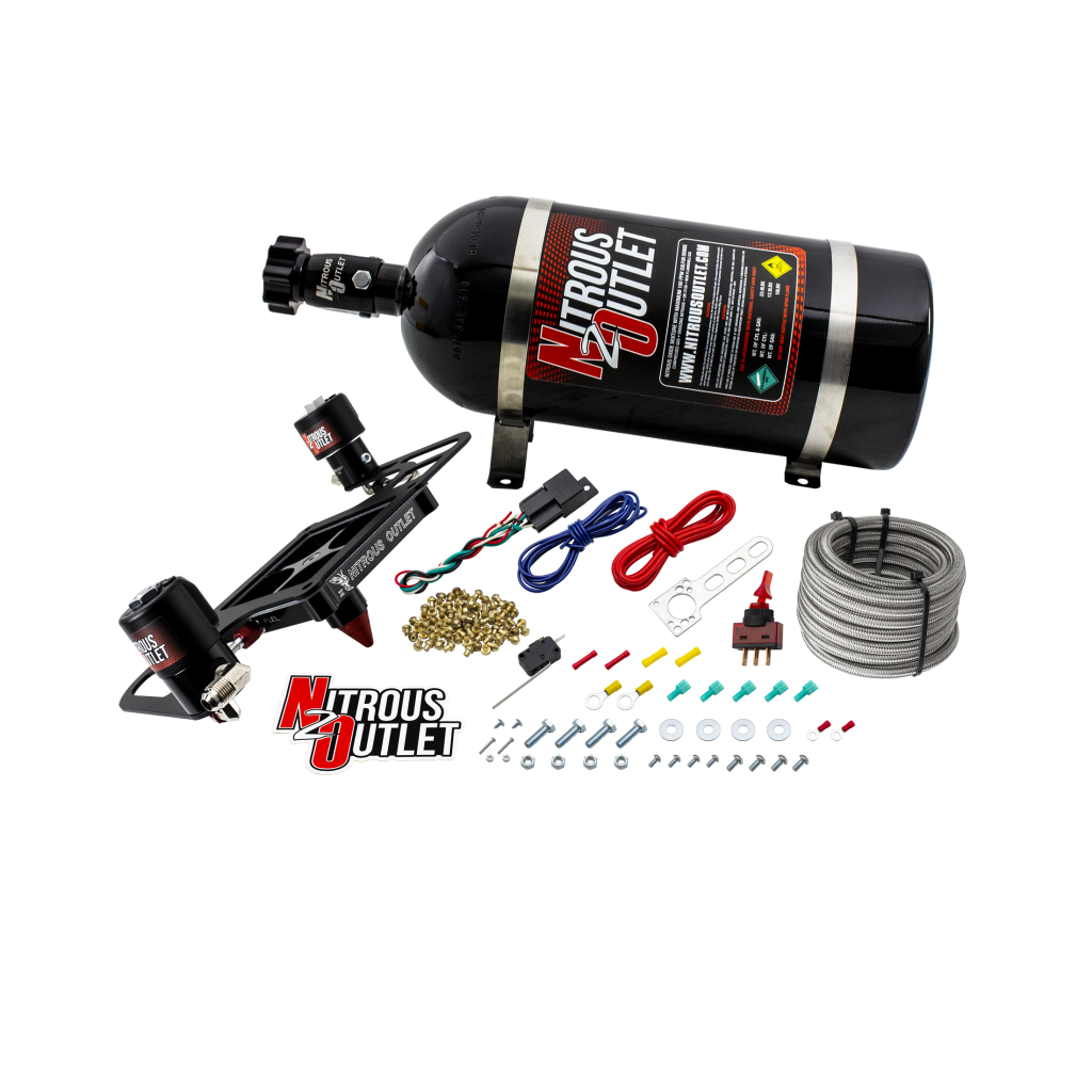 4500 Stinger 3 Race System Hard-line .178 Trashcan Nitrous Solenoid .310 Fuel So