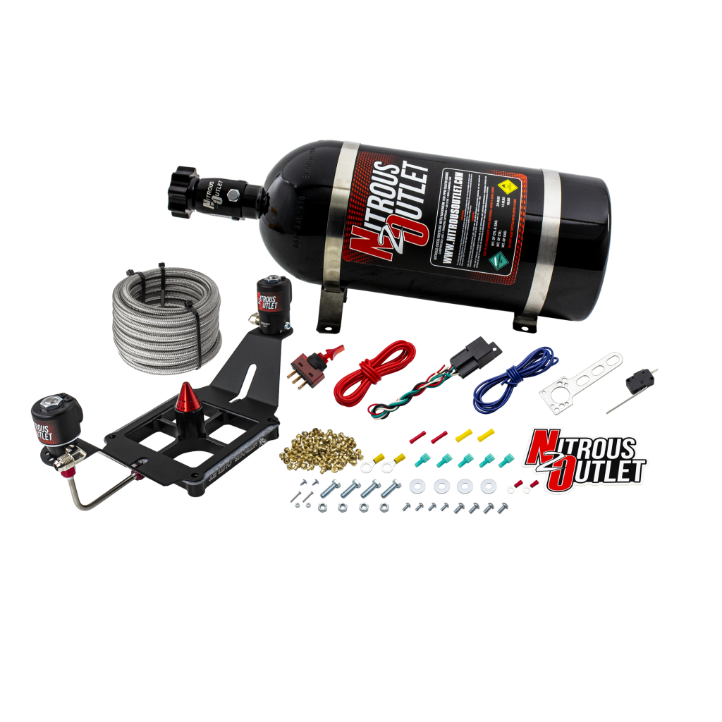 4500 Stinger 3 System Hard-line .122 Nitrous Solenoid .177 Fuel Solenoid Deep Br