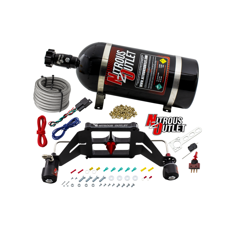 4500 Stinger 4 System Hard-line .122 Nitrous Solenoid .177 Fuel Solenoid Deep Br