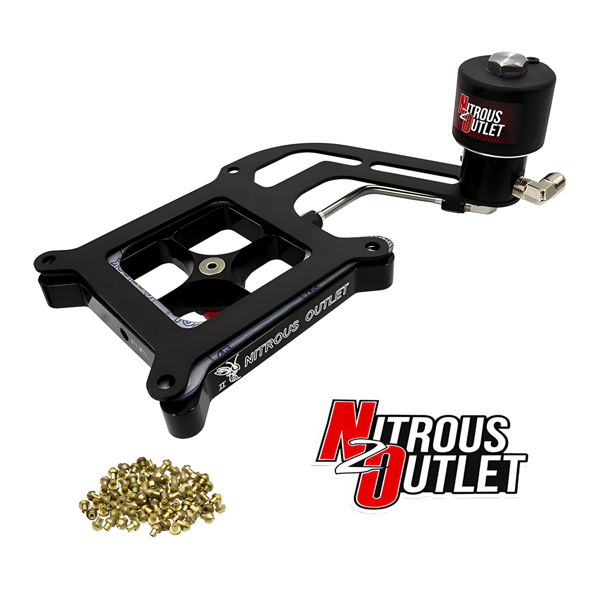 Nitrous Outlet 4150 Stinger 2 Dry Race Solenoid Forward Conversion Kit - Hard-li