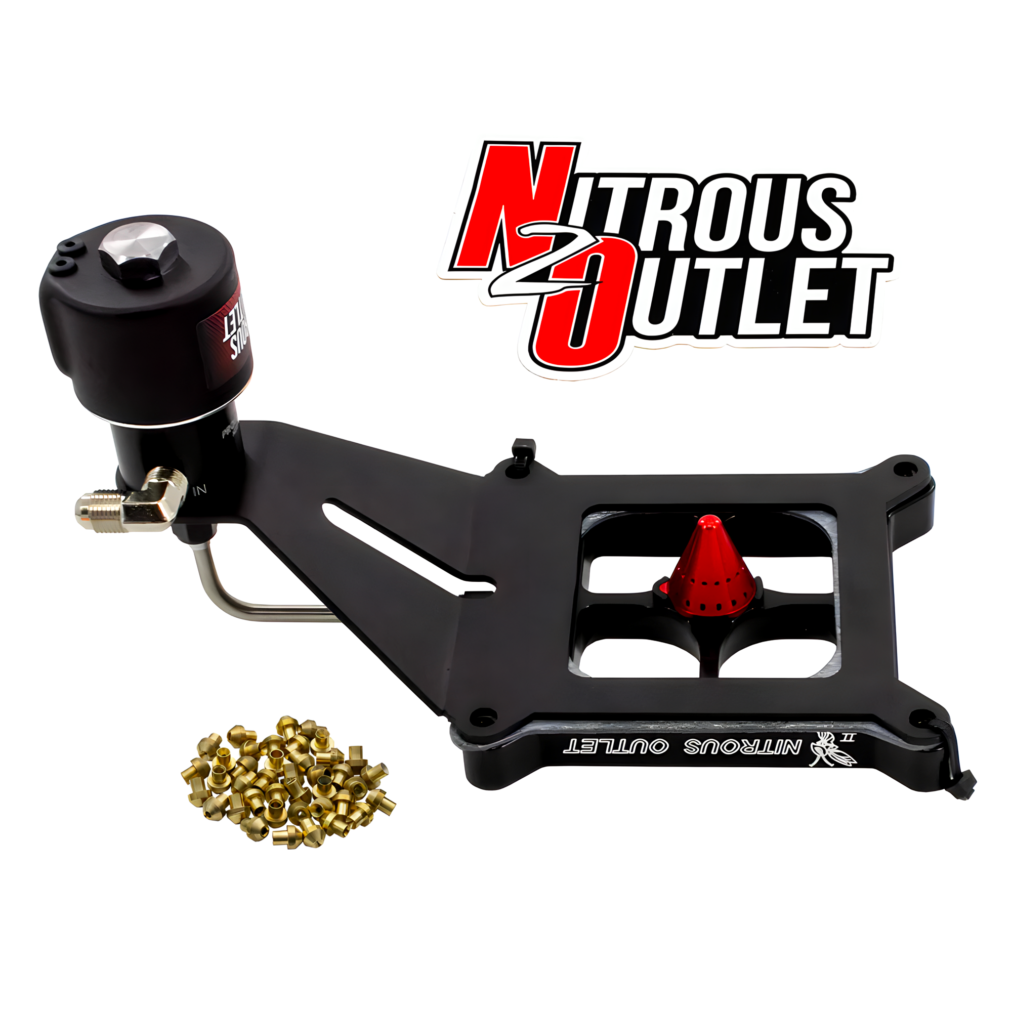 Nitrous Outlet 4150 Stinger 2 Dry Race Solenoid Forward Conversion Kit - Hard-li