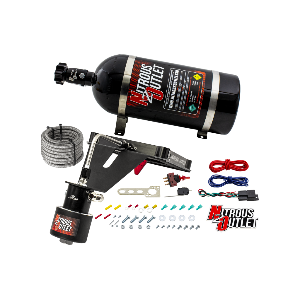 4500 Stinger 3 Dry Race System Hard-line .178 Trashcan Solenoid Nitrous Solenoid