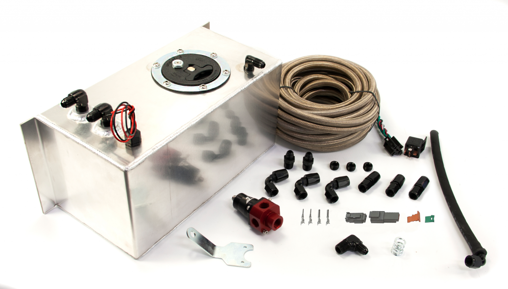 Ford 18-20 Mustang Trunk Mount Dedicated Fuel System 2.25 Gallon Nitrous Outlet