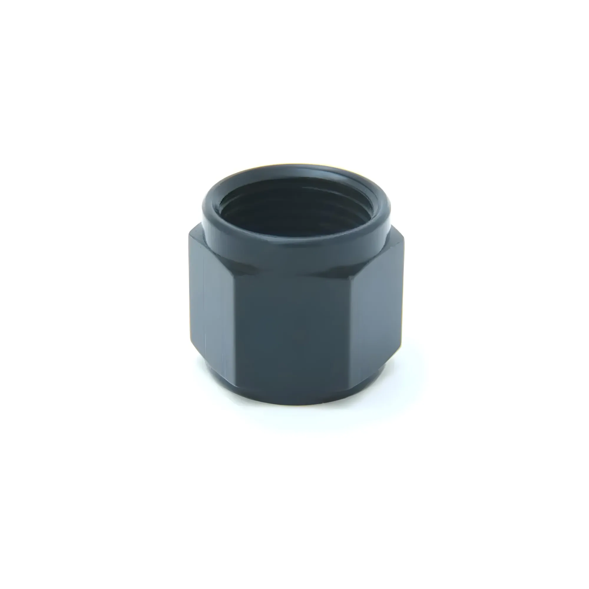 Nitrous Outlet 8AN Black B-Nut, 60-57300-BLK-08