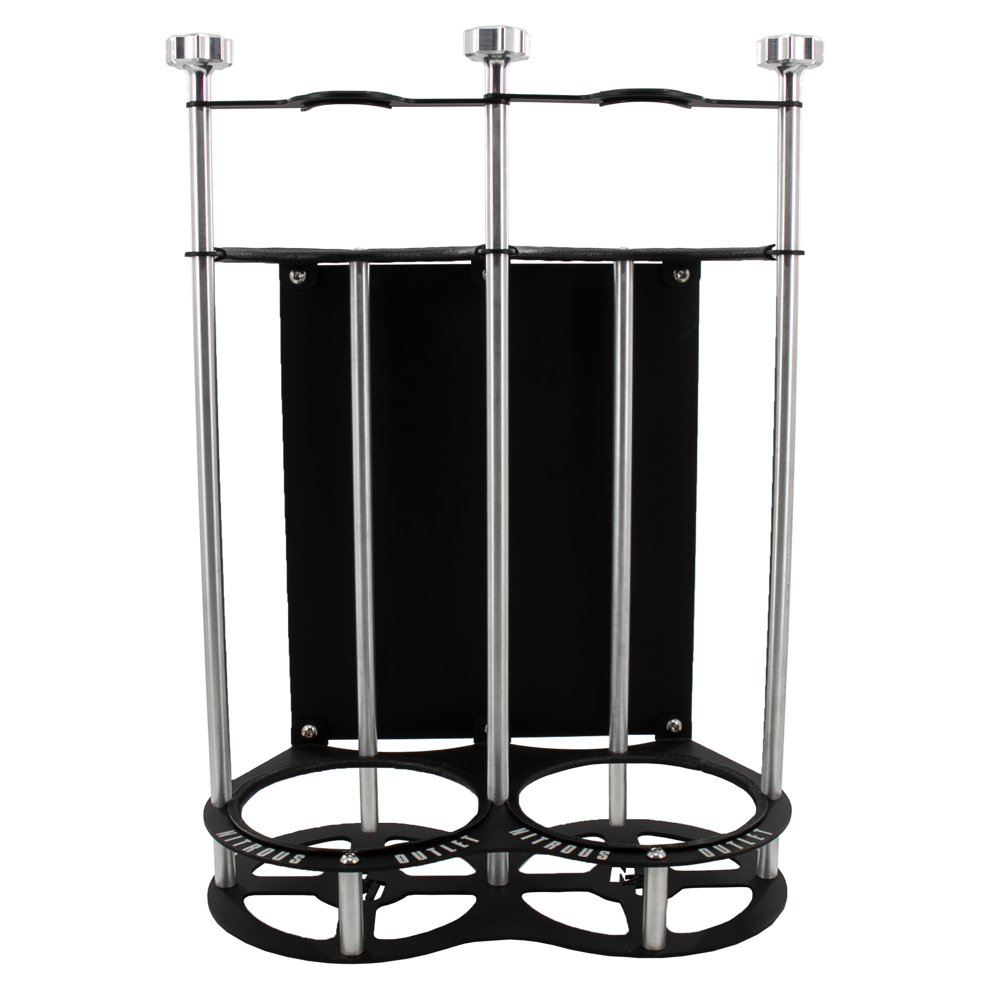 Nitrous Outlet Race-Light Dual 15lb Bottle Bracket with Roll Bar Mount - 1-1/2"