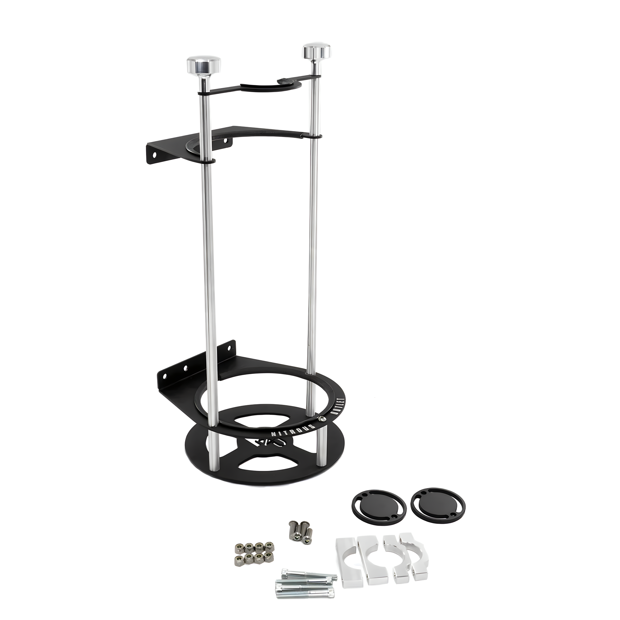 Nitrous Outlet Race-Light 20lb Bottle Bracket with Roll Bar Mount - 1-1/2" Bar,