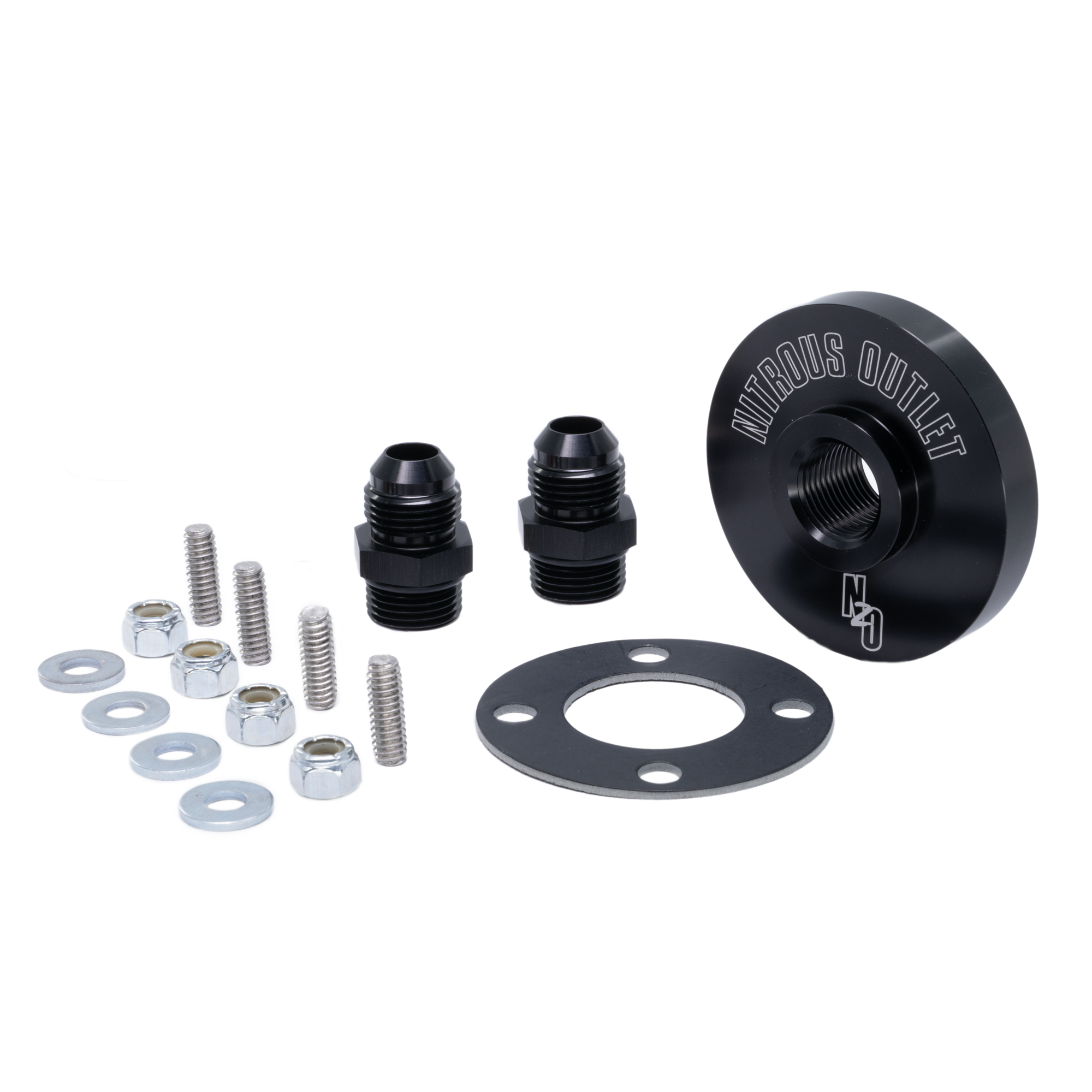 Nitrous Outlet Firewall Pass Through - 8AN Male, 00-34044-8