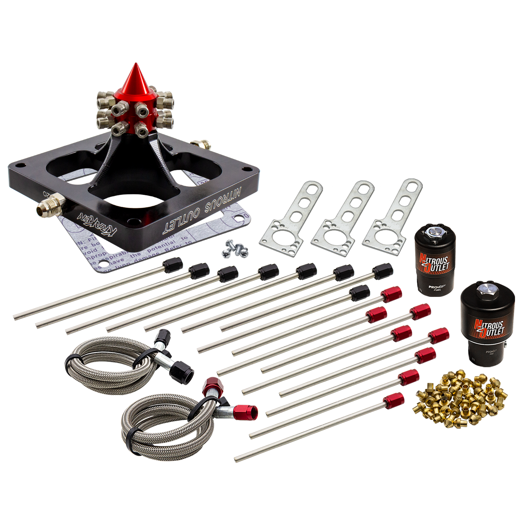 4500 Kraken Competition Solenoids Forward Conversion Kit Braided Hose/.199 Compe