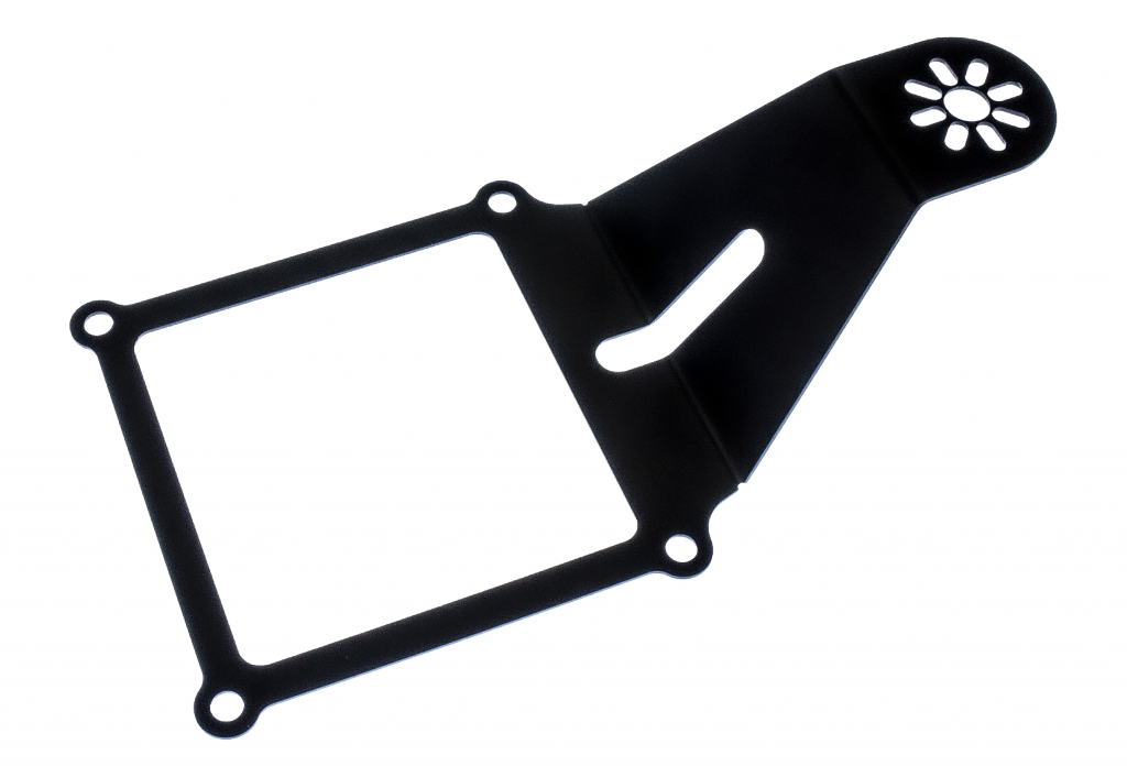 4500 Flange 1 Solenoid Offset Bracket Nitrous Outlet