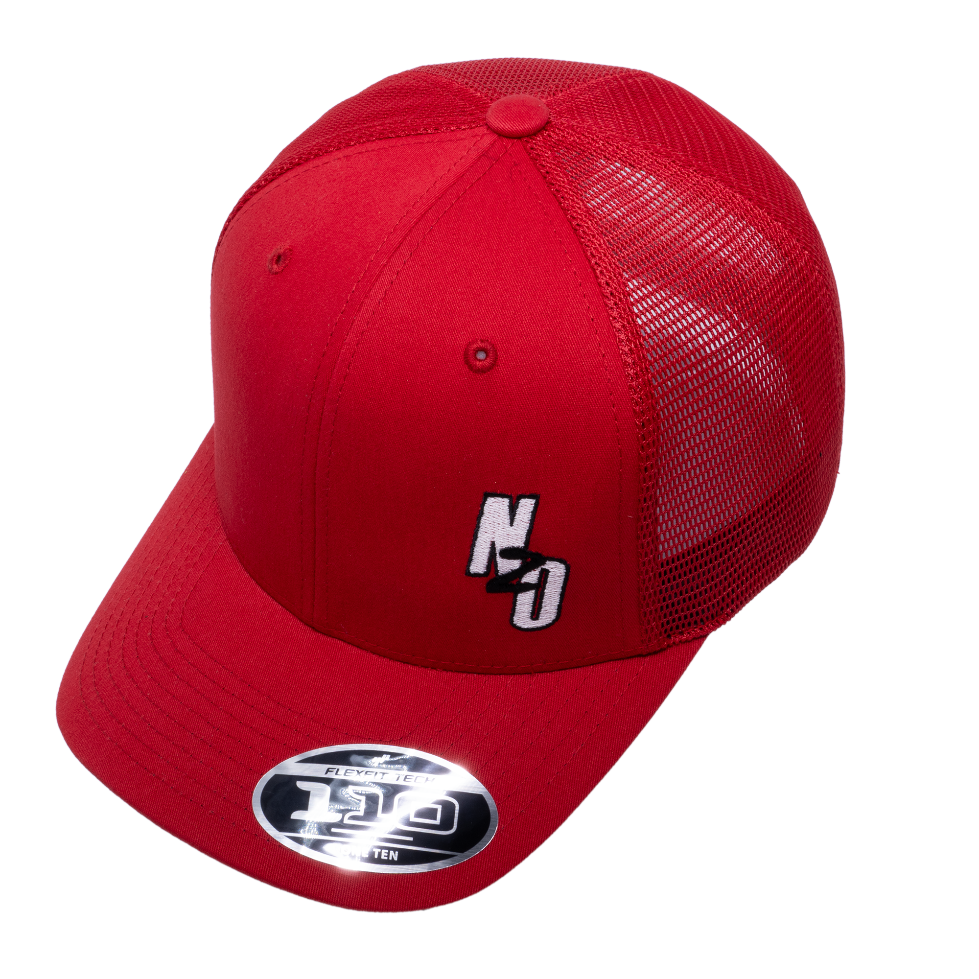 Nitrous Outlet Flex Fit Mesh Snap Back Hat - Red/White, 00-91031