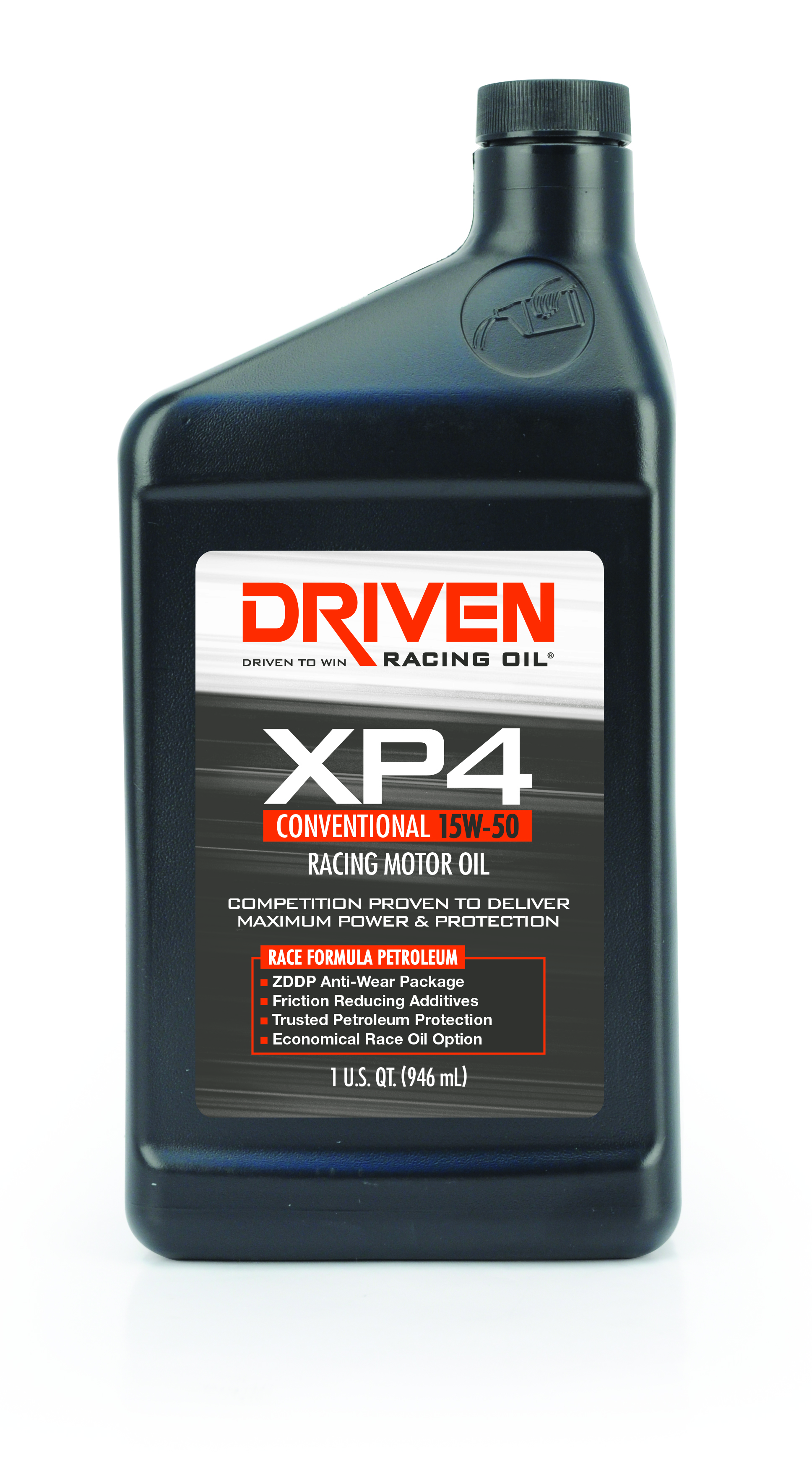 Driven Oil XP4 15W-50 Conventional Racing Oil - 1 Quart Bottle JGP00506
