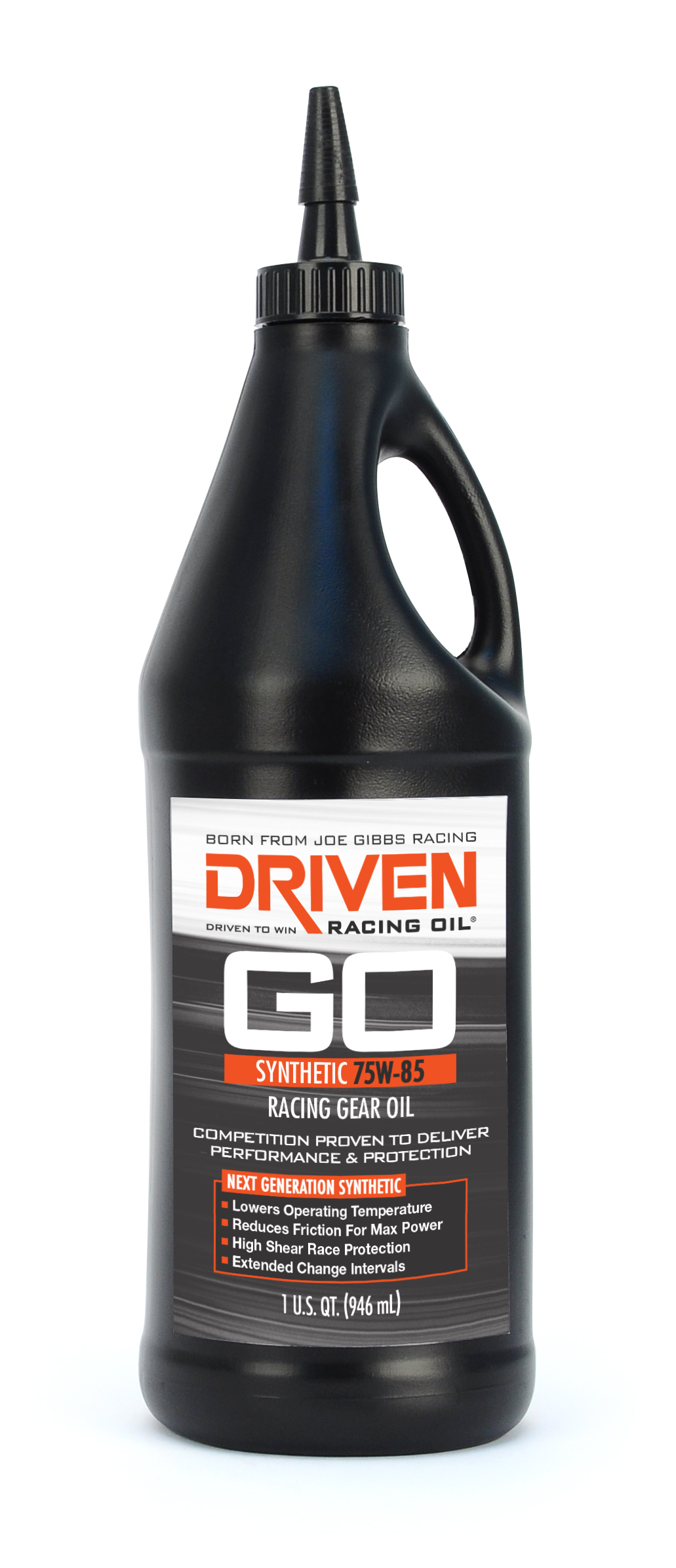 Driven Oil 75W-85 Synthetic Racing Gear Oil - 1 Quart Bottle JGP00830