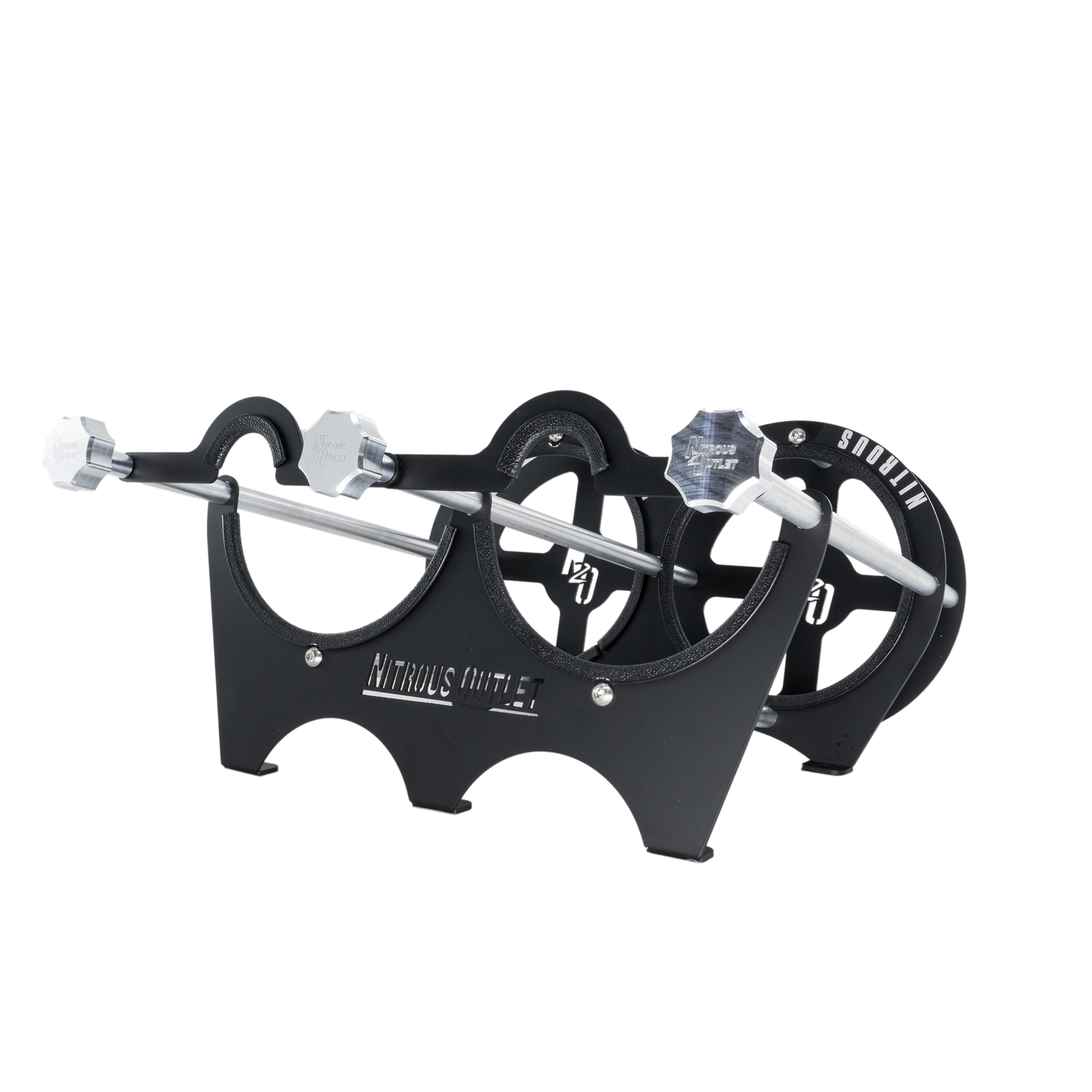 Nitrous Outlet Race-Light Dual 10lb Bottle Bracket - Horizontal, 00-32031