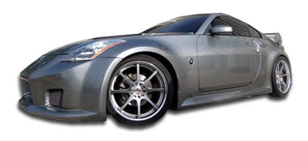 2003-2008 Nissan 350Z Z33 Duraflex B-2 Wide Body Side Skirts Rocker Panels - 2 P