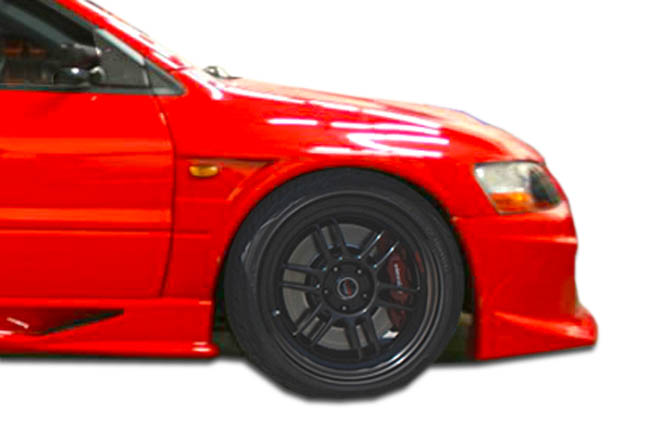 2003-2006 Mitsubishi Lancer Evolution 8 9 Duraflex VT-X Wide Body Front Fenders