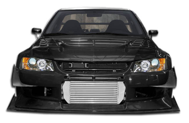 2003-2006 Mitsubishi Lancer Evolution 8 9 Duraflex VT-X Wide Body Front Bumper C