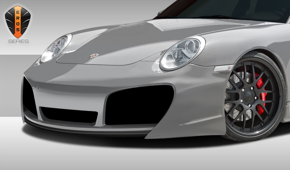 2005-2011 Porsche 911 Carrera 997 Eros Version 1 Front Lip Under Spoiler Air Dam