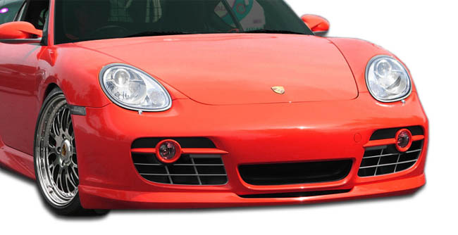 2006-2008 Porsche Cayman Eros Version 2 Front Lip Under Spoiler Air Dam - 1 Piec
