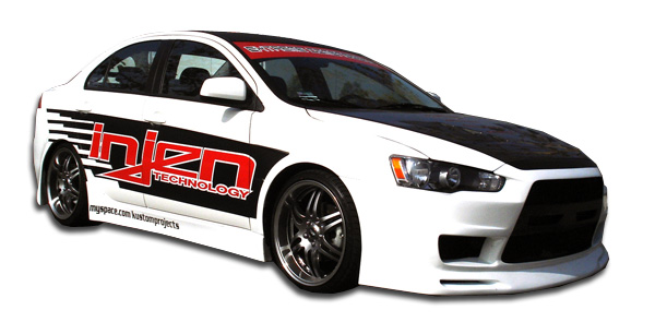 2008-2017 Mitsubishi Lancer Duraflex GT Concept Side Skirts Rocker Panels - 2 Pi