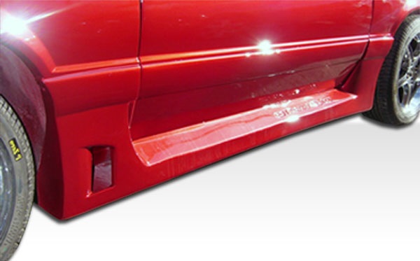 1979-1993 Ford Mustang Duraflex GTX Side Skirts Rocker Panels - 2 Piec