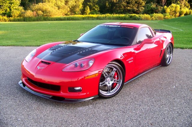 Katech C6 Corvette Carbon Fiber Front Splitter / Spoiler (only)