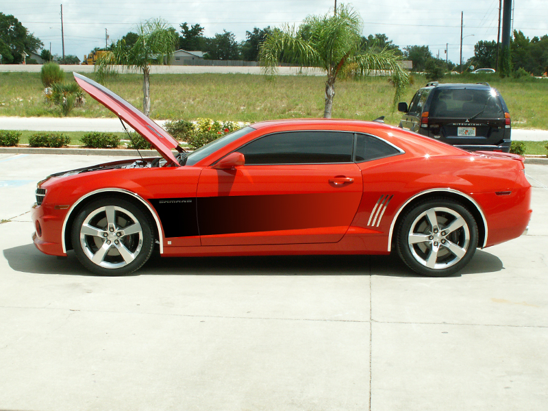 2010-2013 Camaro Side Graphic Sport Fade, NOTE: Fits all 2010-2013 Coupe and Conv