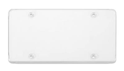 C6, C7 Corvette 2005-19 Clear License Plate Cover - Tuffshield Polycarbonate