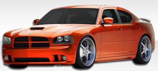2006-2010 Dodge Charger Duraflex SRT Look Body Kit - 4 Piece - Includes SRT Look