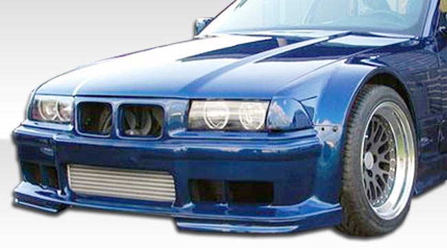 1992-1998 BMW 3 Series M3 E36 2DR Duraflex GT500 Wide Body Front Fenders - 2 Pie