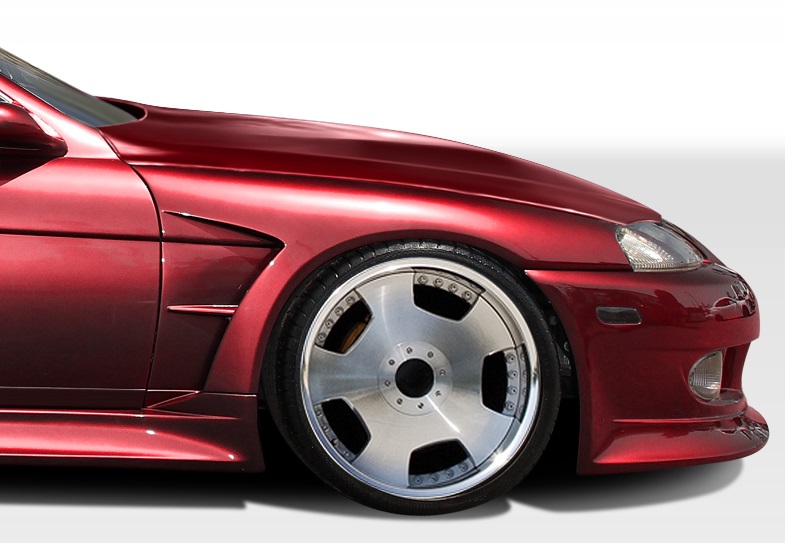 1992-2000 Lexus SC Series SC300 SC400 Duraflex V-Speed Wide Body Front Fenders -