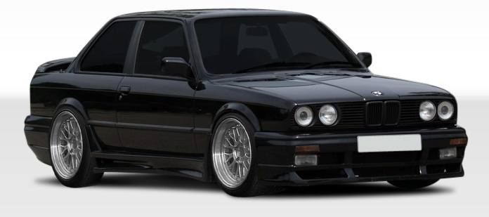 1984-1991 BMW 3 Series E30 Duraflex GT-S Body Kit - 4 Piece - Includes GT-S Fron