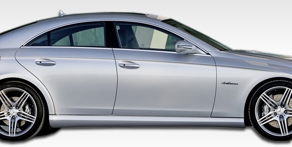 2006-2011 Mercedes CLS Class C219 W219 Duraflex AMG Look Side Skirts Rocker Pane