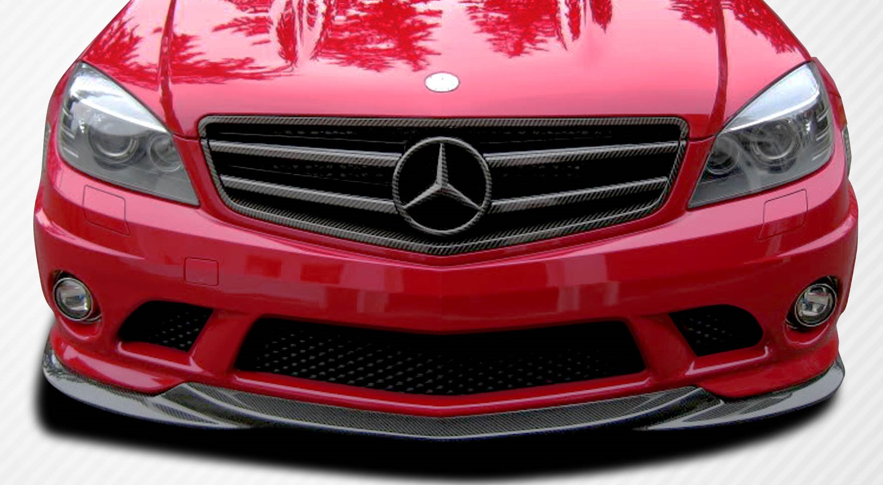 2008-2011 Mercedes C63 W204 Duraflex L-Sport Front Under Spoiler Air Dam Lip Spl
