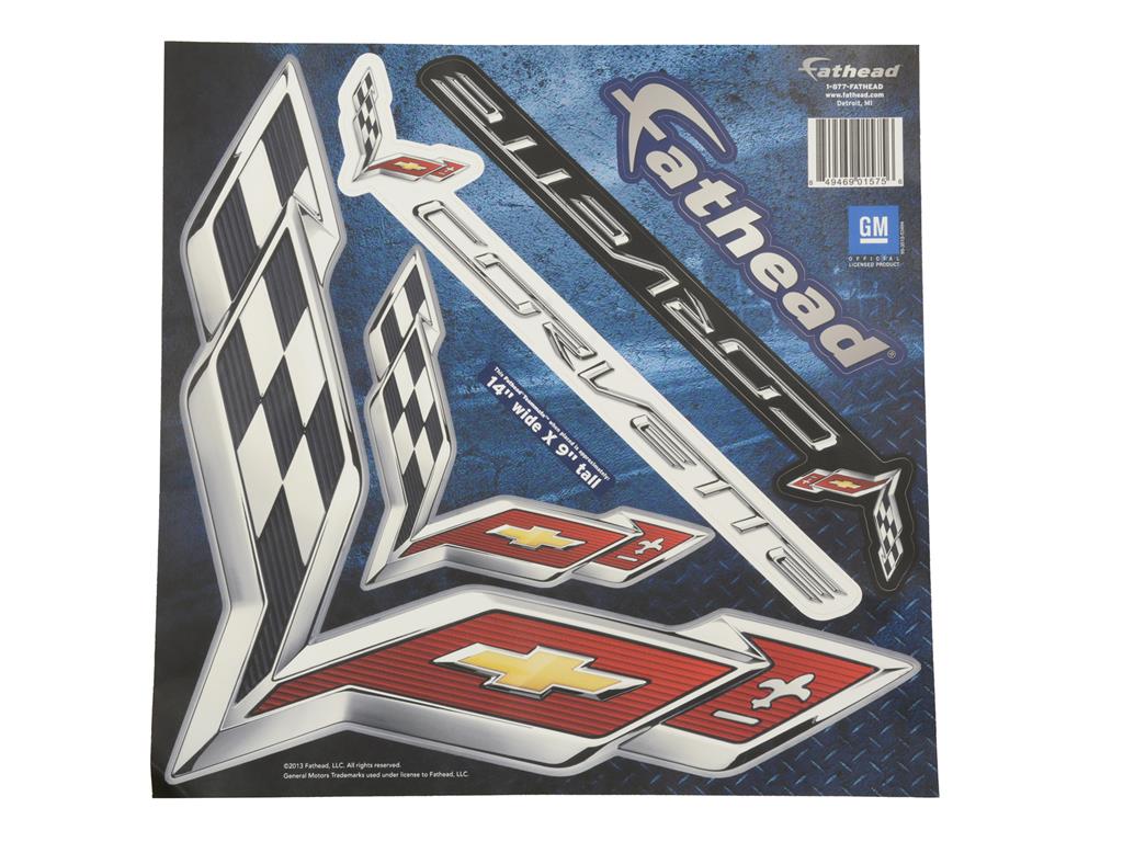 C7 Corvette C7 Logo Fathead Small Decal / Graphics Package