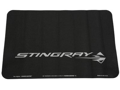 Fender Gripper Mat, C7 Corvette Stingray Logo, Protect your finish when working on your car