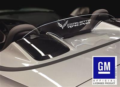 C7 Corvette 14-19 Convertible Wind Restrictor / Deflector with C7 Corvette Racing Logo
